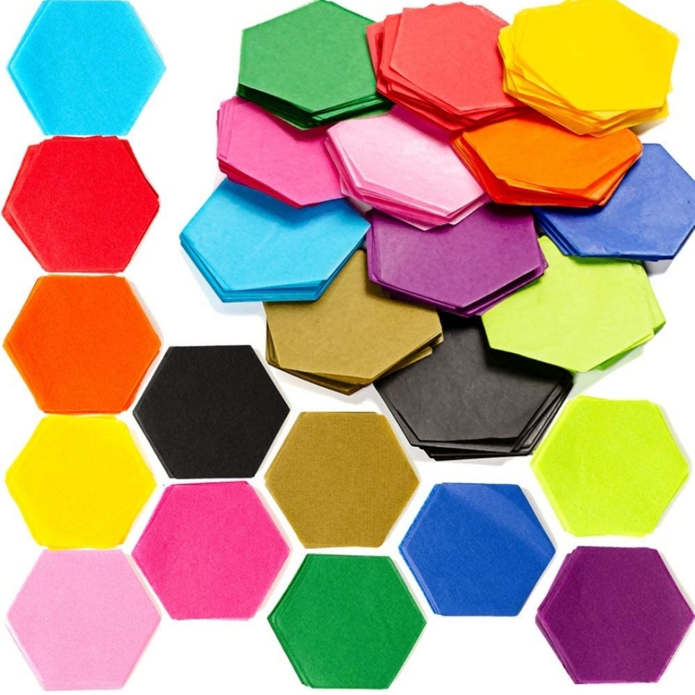 Tissue paper confetti